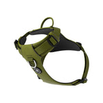 Air Mesh Harness - Anti-Pull, With Handle, Non Restrictive & Adjustable - Olive Green