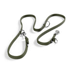 Double Ended Training Leash | All Breeds - Durable & Soft 2m Leash - Khaki