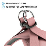 Step in Harness | XS-M Breeds - Pink