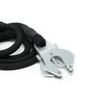 Combat Rope Dog Leash - MATTE PLATINUM - Black